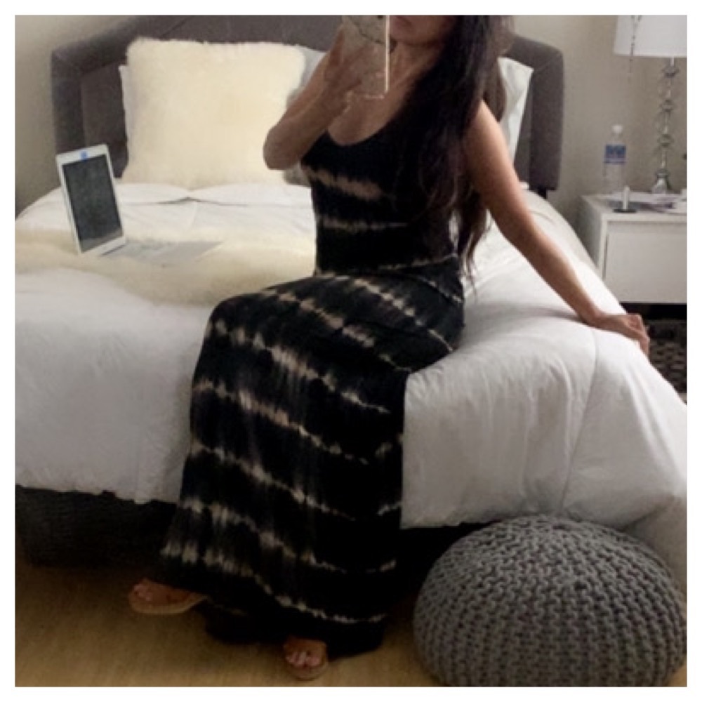 NWOT LANI Tie Dye Maxi Dress